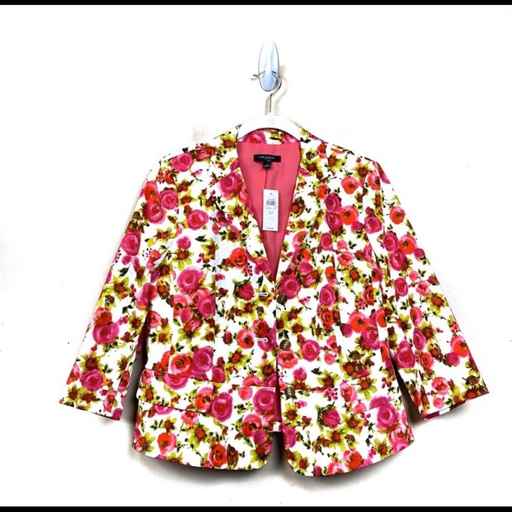 Ann Taylor Floral Blazer